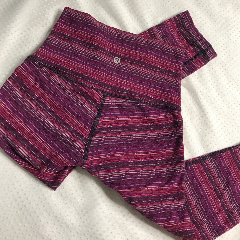 lululemon wunder under (hi rise) crop leggings